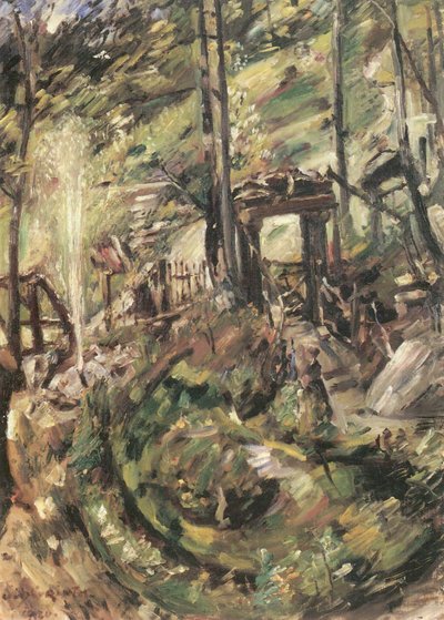 Walchensee, Spring Fountain by Lovis Corinth
